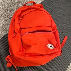converse red backpack